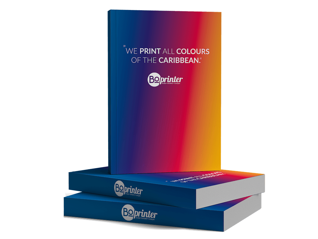 Gedrukte boeken met diverse bindwijzen bij drukkerij Bo Printer.